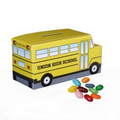 School Bus Paper Bank w/Mini Bag of Jelly Bellies